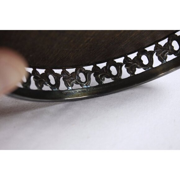 Vintage 2 English bottle coasters, bottle sliders, silver plated key trays, - Picture 6 of 9